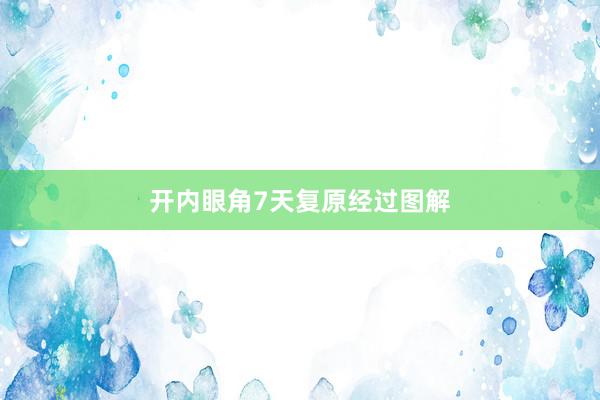 开内眼角7天复原经过图解